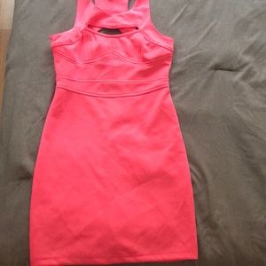 Hot pink party dress